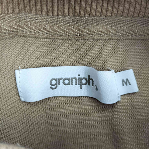 グラニフ graniph 企業ロゴ刺繍 ベロアトラックスウェット メンズ JPN:M