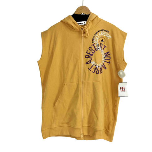アディダス adidas Stella McCartney 22AW ノースリーブスウェットパーカー メンズ JPN:M