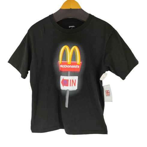 グラニフ graniph 企業ロゴプリント S/S Tシャツ メンズ JPN:M