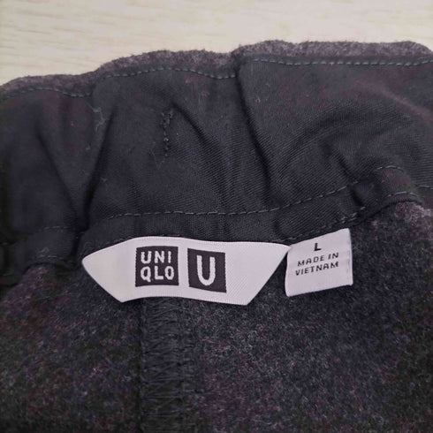 ユニクロユー UNIQLO U ブラッシュドスウェットワイドパンツ メンズ JPN:L