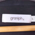 グラニフ graniph 企業ロゴプリント プルオーバーパーカー メンズ JPN:L