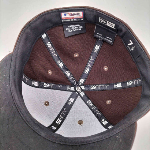 ニューエラ NEW ERA 59 FIFTY プロ野球リーグ ロゴ 刺繍 6パネルキャップ メンズ 7 1/2 59.6cm