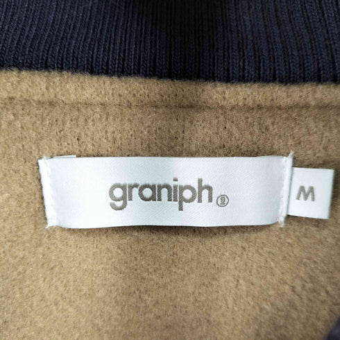 グラニフ graniph 企業ロゴバーガーメニュー刺繍 スタジャン メンズ JPN:M