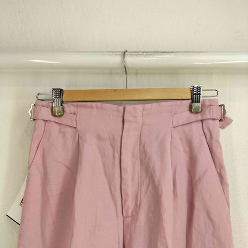 マッキントッシュフィロソフィー MACKINTOSH PHILOSOPHY リネン混サイドアジャスターワイドパンツ レディース 36