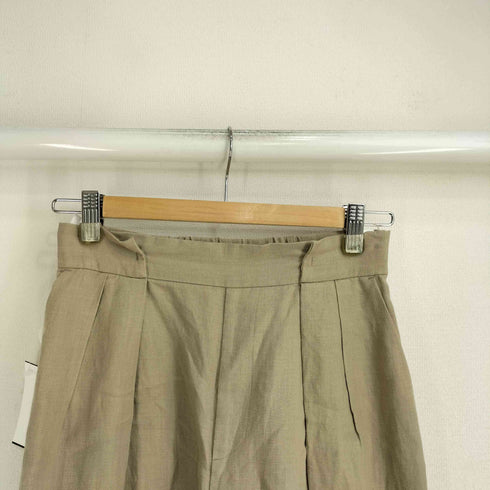 e by eclat リネン2タックワイドテーパードパンツ レディース JPN:38