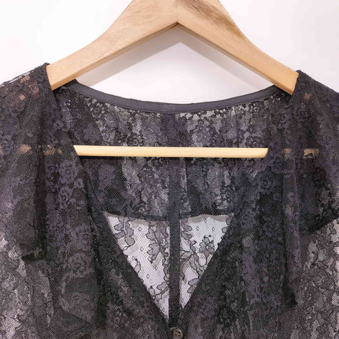 レイビームス Ray BEAMS 26SS ラッフルカラー レース ワンピース レディース