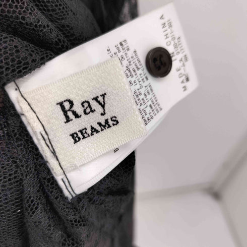 レイビームス Ray BEAMS 26SS ラッフルカラー レース ワンピース レディース