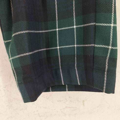 ブラックコムデギャルソン BLACK COMME des GARCONS 16AW ブラックウォッチ柄 ボンテージパンツ メンズ L