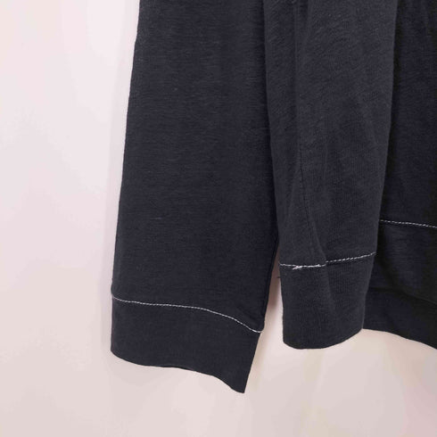 アルマーニコレツィオーニ ARMANI COLLEZIONI リネン100% エルボーパッチデザインパーカー メンズ