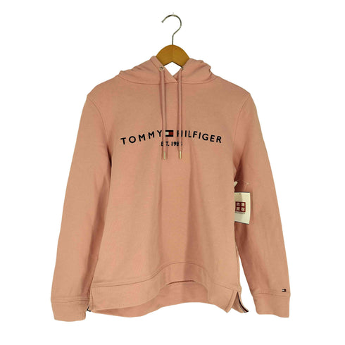 トミーヒルフィガー TOMMY HILFIGER フロントロゴ プルオーバーパーカー レディース import:M