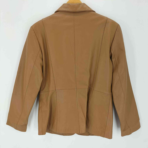 LILA ラムレザー 2B テーラードジャケット レディース import:L