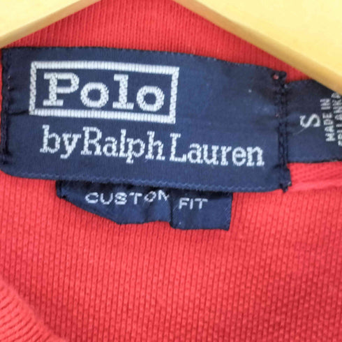 ポロバイラルフローレン Polo by RALPH LAUREN ポニー刺繍 ナンバリング 鹿の子ポロシャツ メンズ import:S