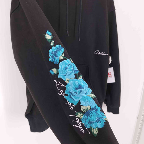 レジェンダ LEGENDA レジェンダ スエード Like New Rose エンブロイダリー フーディー メンズ