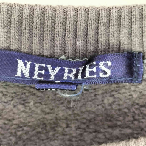 NEYRIES フロントプリント クルーネック スウェット メンズ import:L