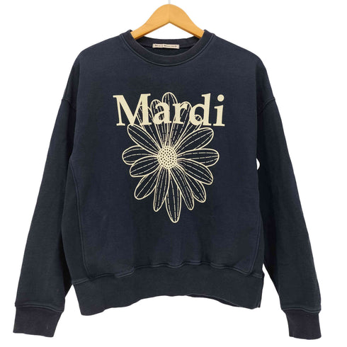 マルディメクルディ Mardi Mercredi 24AW SWEATSHIRT FLOWERMARDI NEEDLEWORK スウェットシャツ フラワーマルディ ニードルワーク レディース FREE