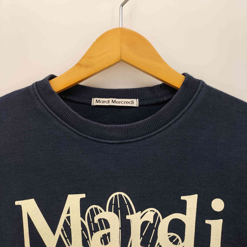 マルディメクルディ Mardi Mercredi 24AW SWEATSHIRT FLOWERMARDI NEEDLEWORK スウェットシャツ フラワーマルディ ニードルワーク レディース FREE