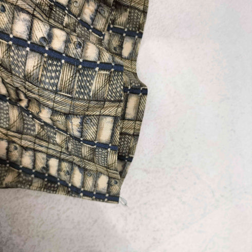 ピエールカルダン pierre cardin 00s 総柄レーヨンシャツ メンズ L