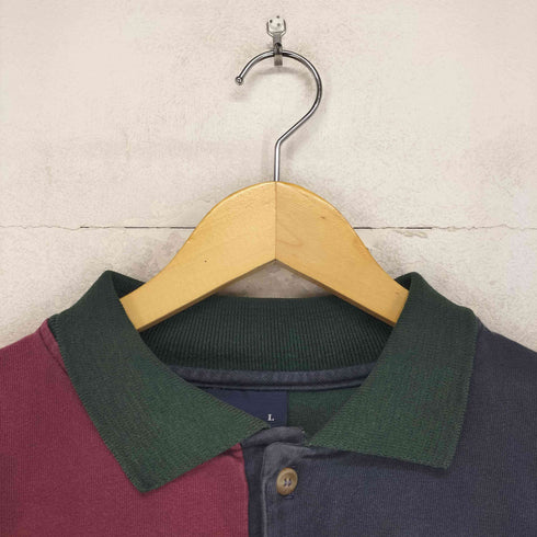 J&M 90S クレイジーパターンポロシャツ メンズ import:L