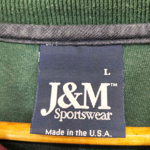 J&M 90S クレイジーパターンポロシャツ メンズ import:L