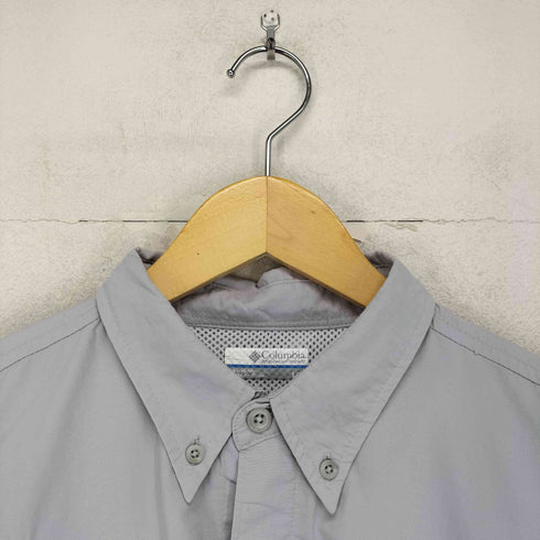 コロンビア Columbia PFG 企業ロゴ刺繍フィッシングシャツ メンズ L