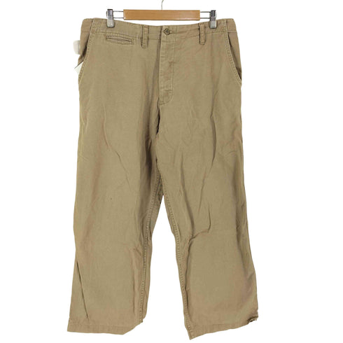 エンジニアードガーメンツ Engineered Garments 5ポケット コットン ボタンフライ ワイドパンツ メンズ L