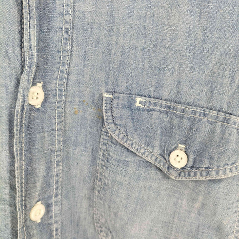 オシュコシュ OSHKOSH 60s 刺繍タグ シャンブレーシャツ メンズ 記載無し