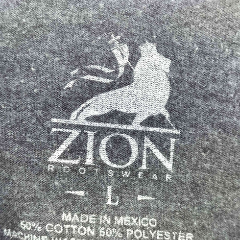 ザイオンルーツウェア ZION ROOTSWEAR アーティストプリントTシャツ メンズ L