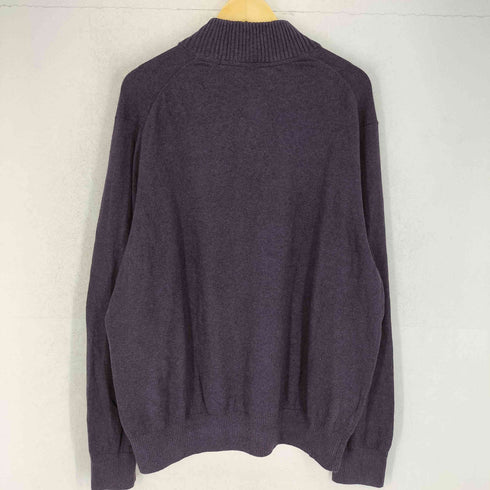 エディーバウアー Eddie Bauer カシミヤ混 ハーフジップニット メンズ 2XL