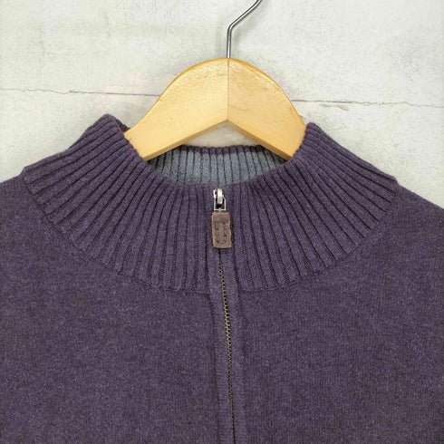 エディーバウアー Eddie Bauer カシミヤ混 ハーフジップニット メンズ 2XL