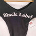 mopssi ラインストーン vネックTシャツ black label レディース FREE