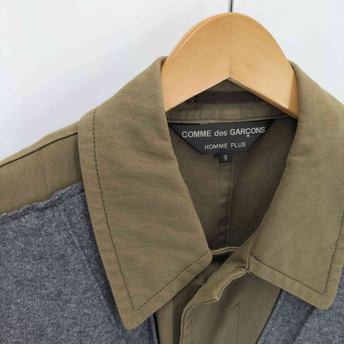 コムデギャルソンオムプリュス COMME des GARCONS HOMME PLUS 10ss ランダムコラージュ期 ドッキングコート メンズ JPN:S