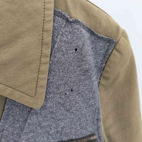 コムデギャルソンオムプリュス COMME des GARCONS HOMME PLUS 10ss ランダムコラージュ期 ドッキングコート メンズ JPN:S