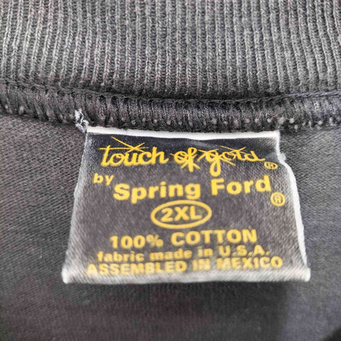 90s Touch of gold US グラムメタル バンド クルーネック Tシャツ メンズ 2XL