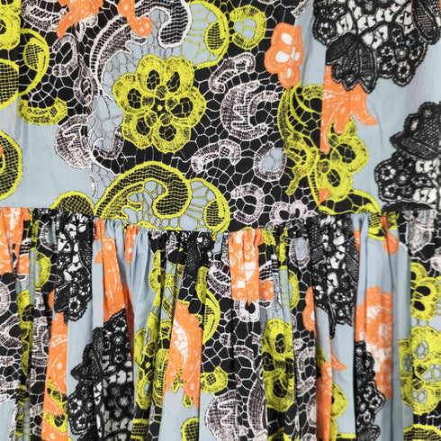 エムエスジーエム MSGM 総柄 ノースリーブワンピース レディース