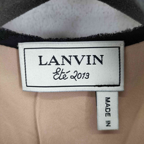 ランバン LANVIN ブラウス切替デザイン ワンピース レディース