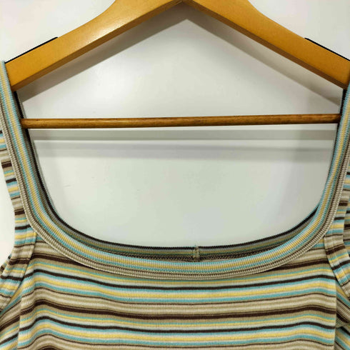 フミカウチダ FUMIKA UCHIDA MULTICOLOR STRIPE CAMISOLE レディース