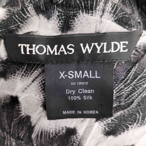 トーマスワイルド THOMAS WYLDE シルク 総柄ワンピース レディース import:XS