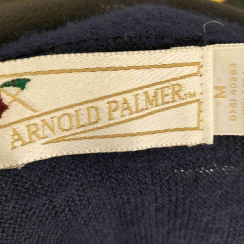 アーノルドパーマー Arnold Palmer USA製 Vネック アクリル カーディガン メンズ import:M