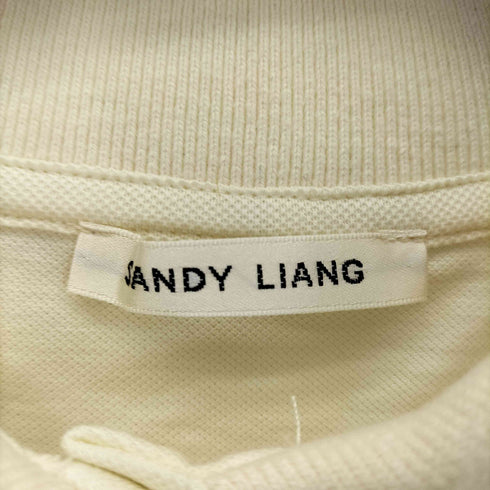 SANDY LIANG 26SS DEW TOP ボーダー袖 ポロシャツ import レディース import:S