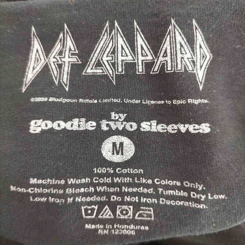 フロントプリントバンドTシャツ メンズ M
