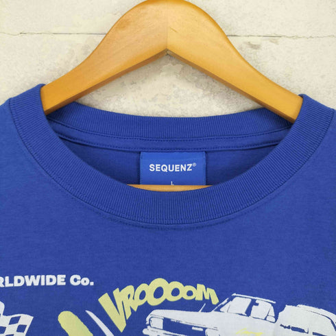 SEQUENZ 両面プリントクルーネックTシャツ street メンズ L