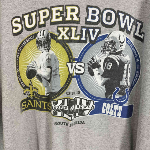 リーボック Reebok SUPERBOWL ゲームプリント S/S Tシャツ メンズ 2XL