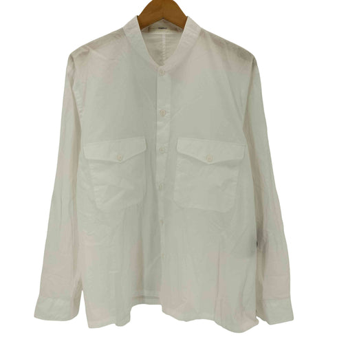 {[TOHNAI 26SS FINE COTTON POPLIN / BAND COLLAR SHIRT バンドカラーシャツ domestic メンズ JPN:2