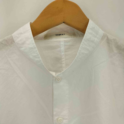 {[TOHNAI 26SS FINE COTTON POPLIN / BAND COLLAR SHIRT バンドカラーシャツ domestic メンズ JPN:2
