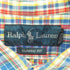 ラルフローレン RALPH LAUREN CLASSIC FIT ポニー刺繍 タータンチェック 半袖 ボタンダウンシャツ メンズ import:XL