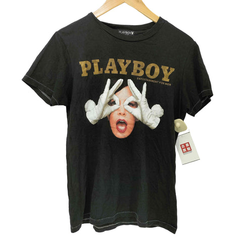 プレイボーイ PLAYBOY 00s Y2K フォト Tシャツ レディース import:S