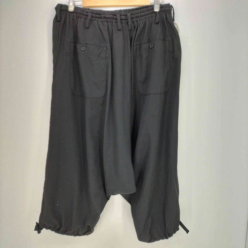 ヨウジヤマモトプールオム Yohji Yamamoto POUR HOMME 16ss 100番 ウールギャバジン ワイドサルエルパンツ メンズ JPN:3