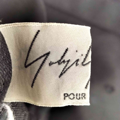 ヨウジヤマモトプールオム Yohji Yamamoto POUR HOMME 16ss 100番 ウールギャバジン ワイドサルエルパンツ メンズ JPN:3