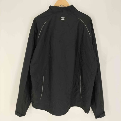 企業ロゴ ハーフジップ プルオーバー ジャケット メンズ import:XXL