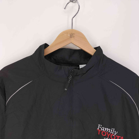 企業ロゴ ハーフジップ プルオーバー ジャケット メンズ import:XXL